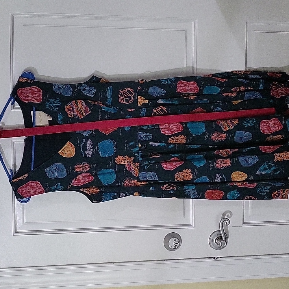 Geology print Fit and Flare Dress